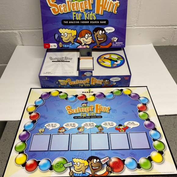 Scavenger Hunt for Kids Indoor Search board Game University Game Complete - Picture 5 of 5